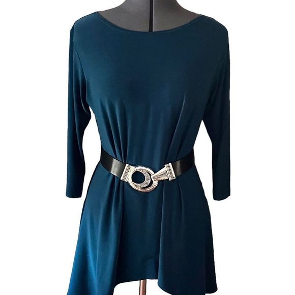 CHICO’S Adjustable Metalwork Hook Clasp Belt - Picture 2 of 11